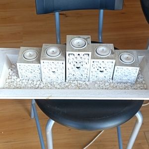 Tea light candle decor